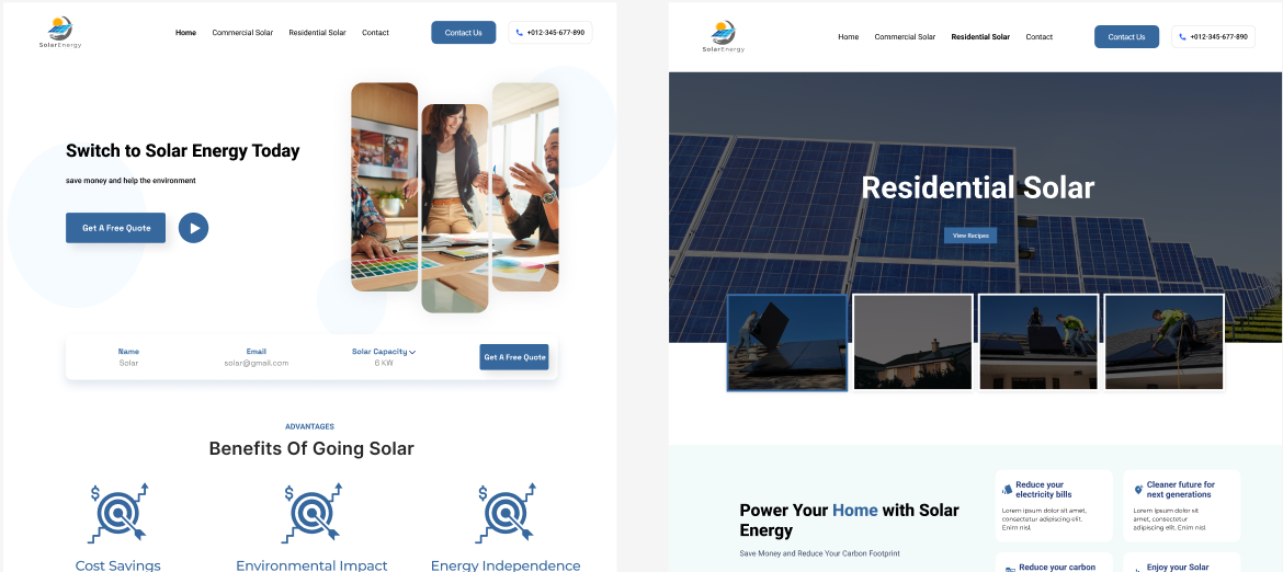 CentralVolt Landing Page project